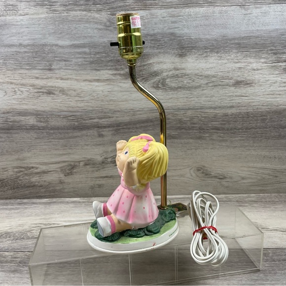 Vintage 1983 CABBAGE PATCH KIDS NIGHT LIGHT LAMP ORIGINAL 13'' TALL Works NWT - Picture 7 of 14